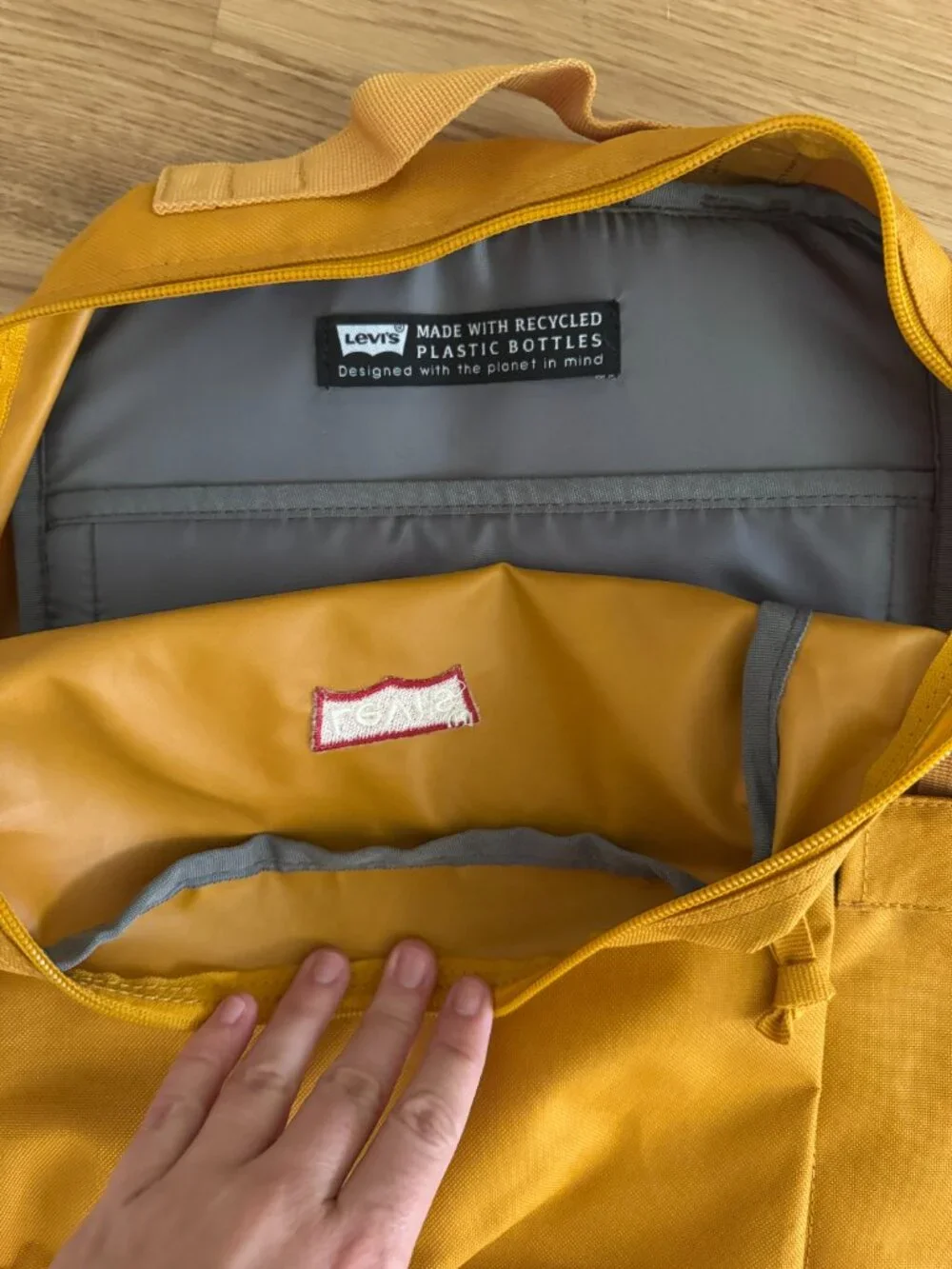 Levi's® L-Pack Standard Backpack in Cool Yellow - brand new